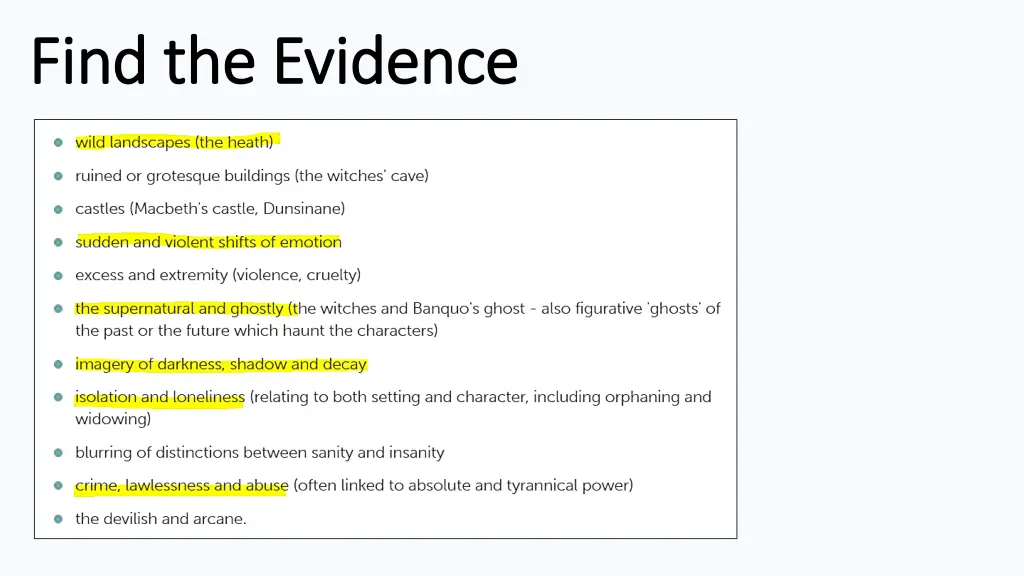 find the evidence find the evidence 2