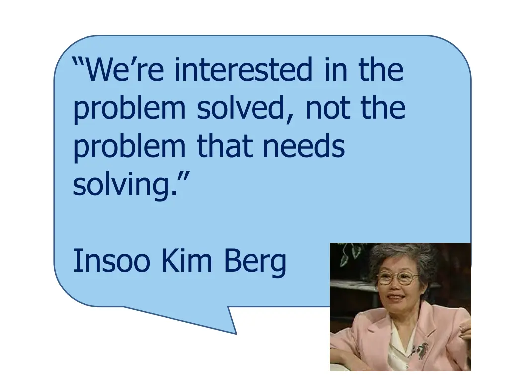 we re interested in the problem solved