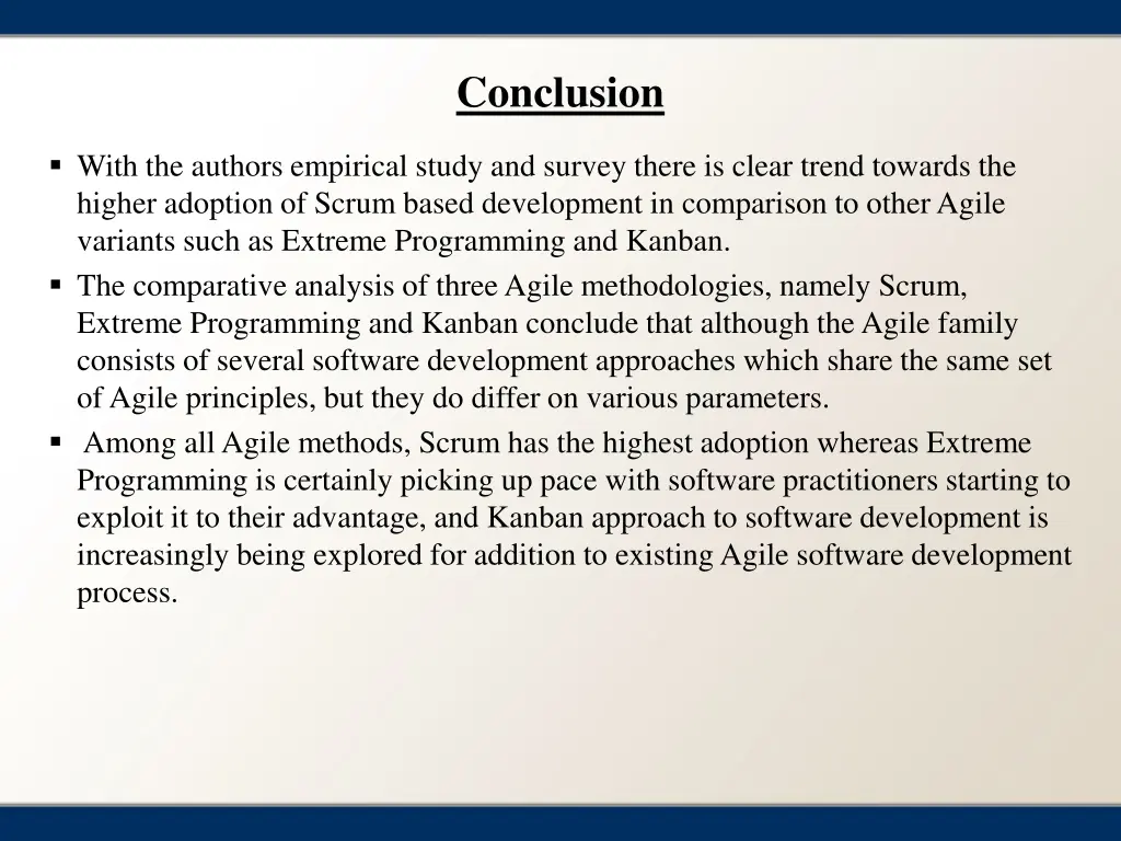 conclusion
