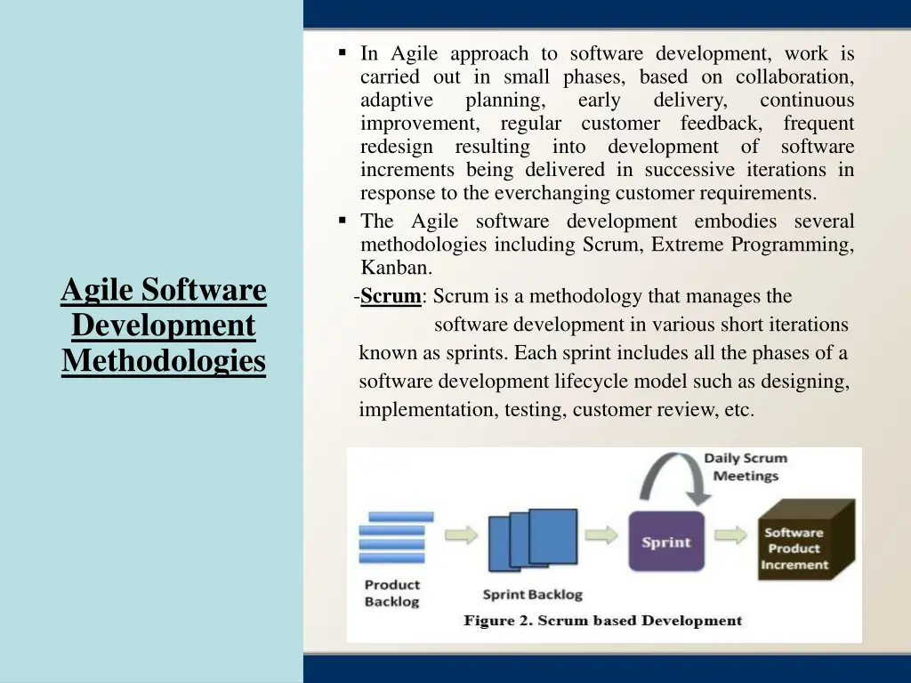 in agile approach to software development work