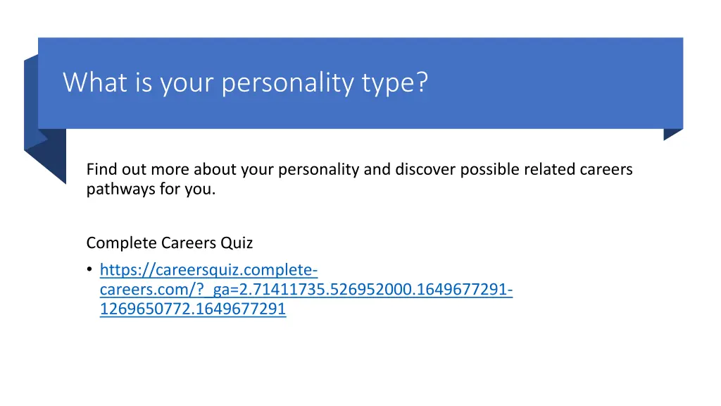 what is your personality type