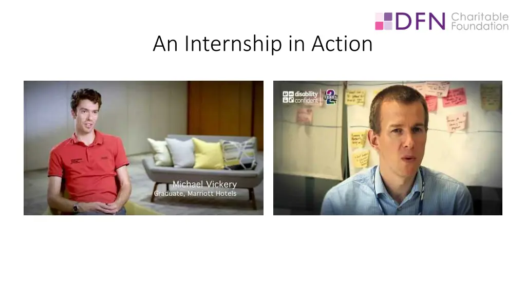 an internship in action