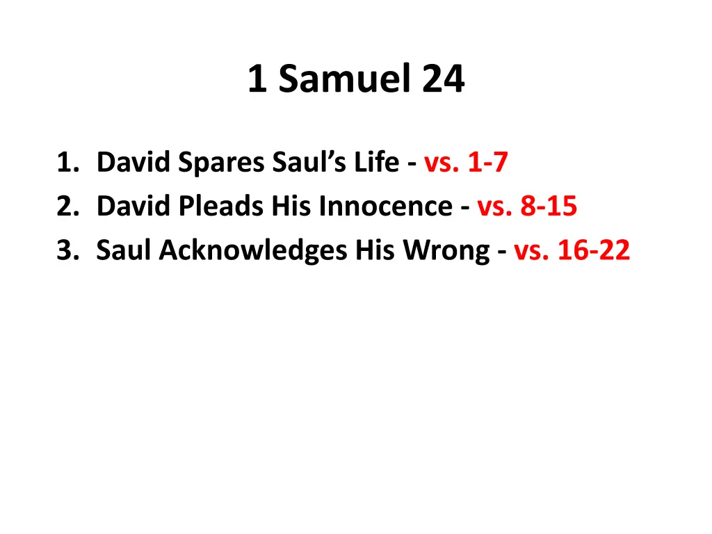 1 samuel 24