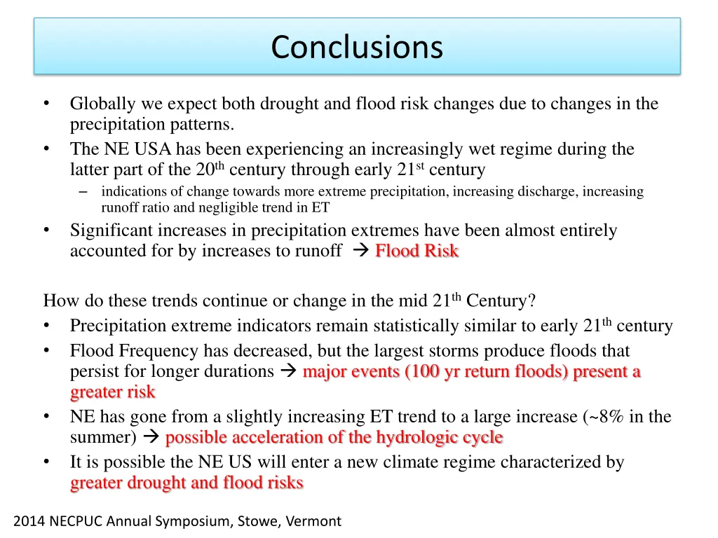 conclusions