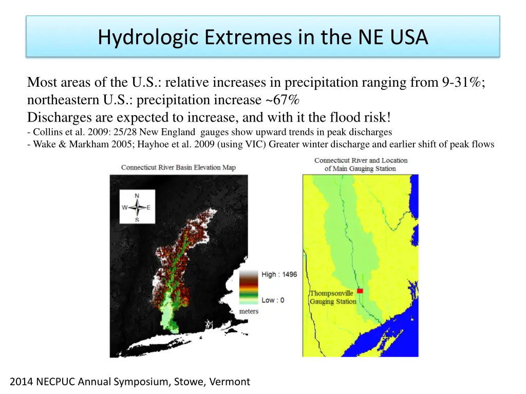 hydrologic extremes in the ne usa