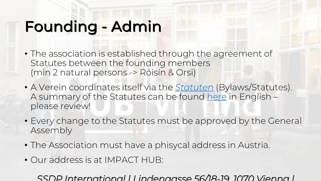 founding admin