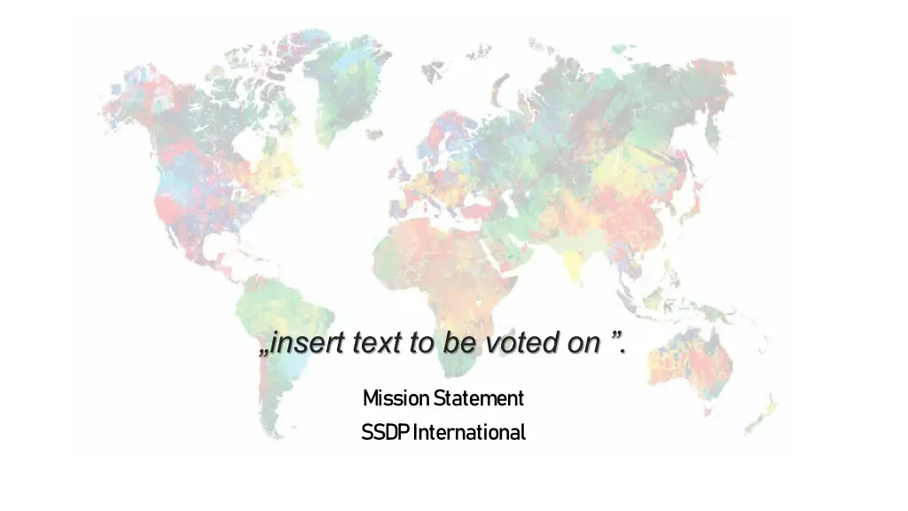 insert text to be voted on
