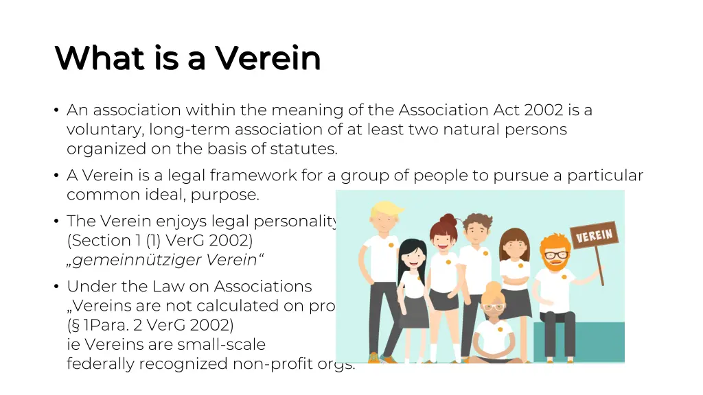 what is a verein 1