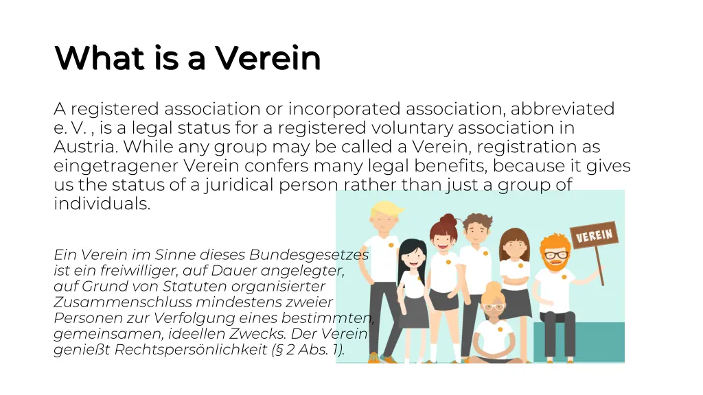 what is a verein