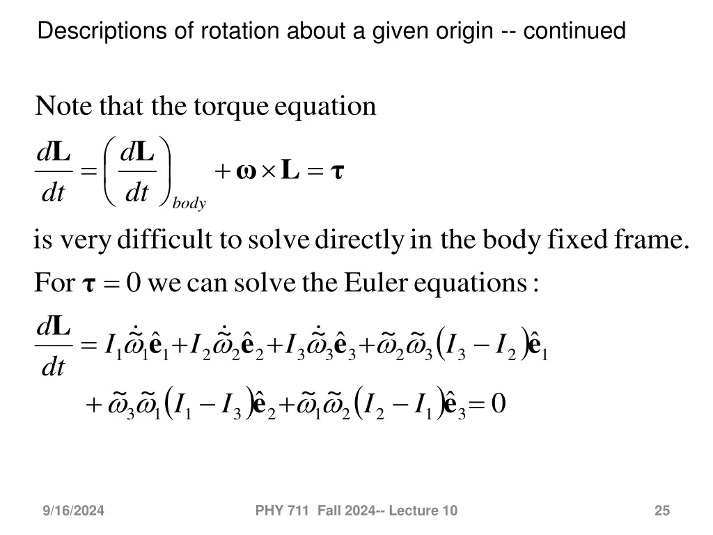 descriptions of rotation about a given origin 2