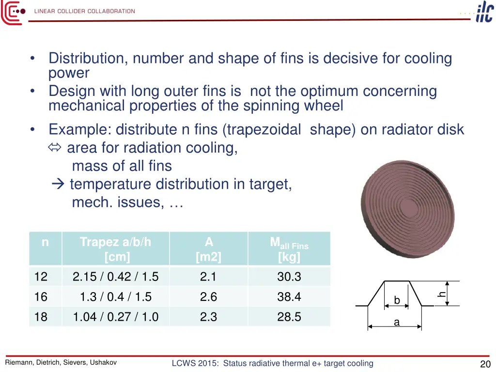 distribution number and shape of fins is decisive