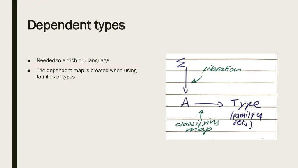 dependent types dependent types