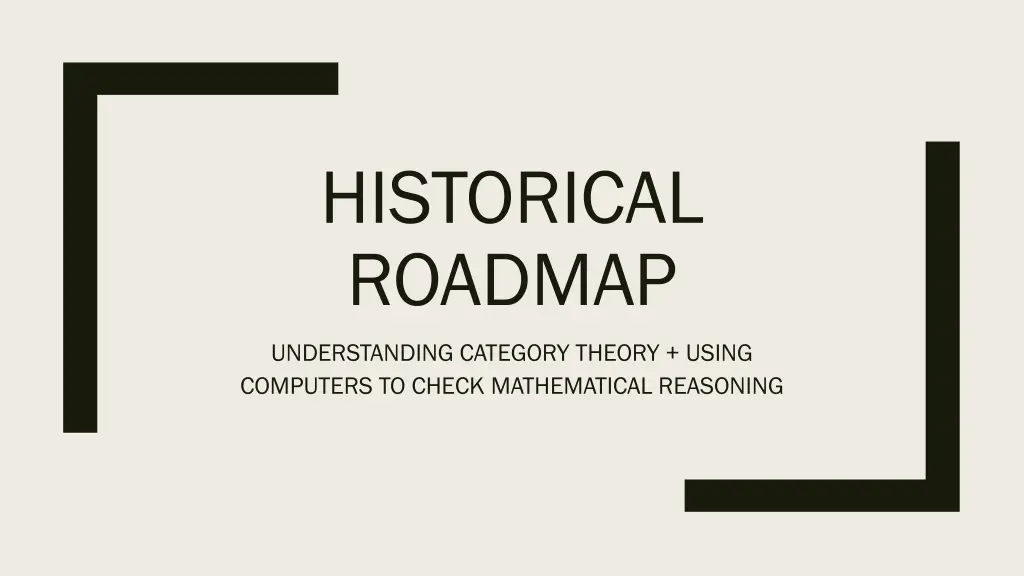 historical roadmap