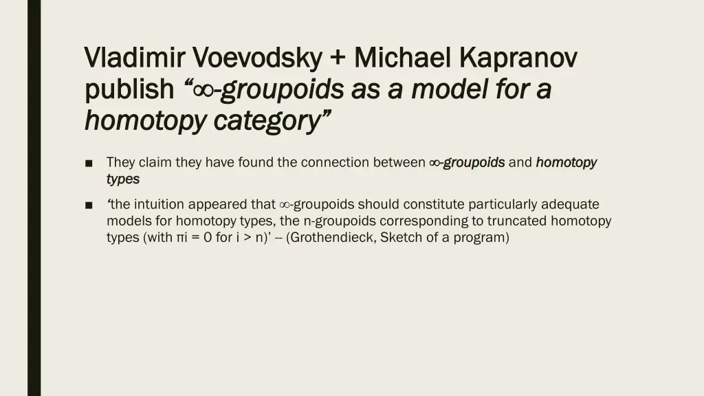 vladimir vladimir voevodsky voevodsky michael