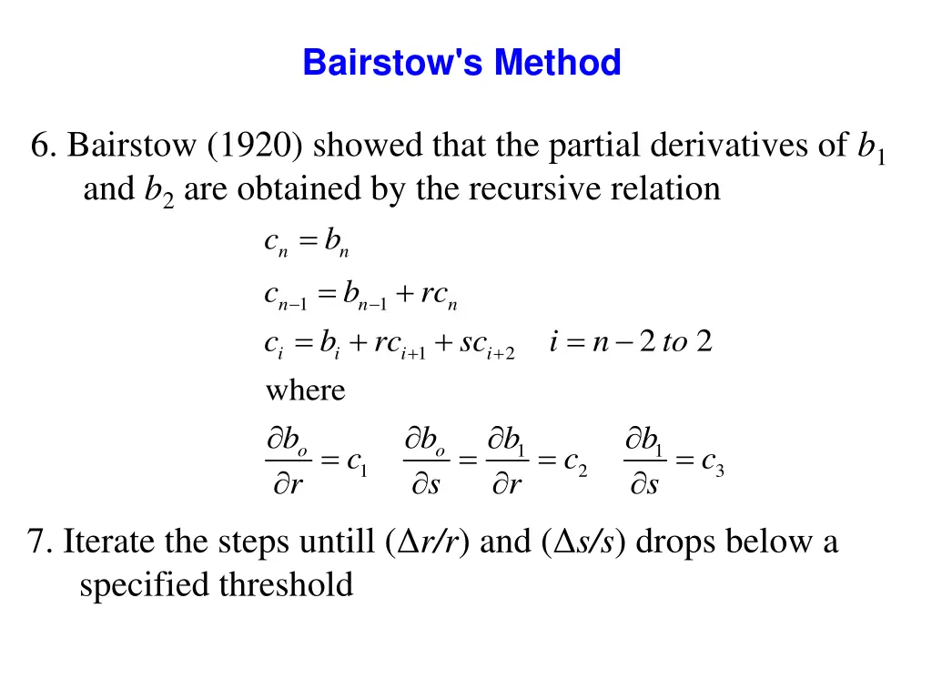 bairstow s method 3