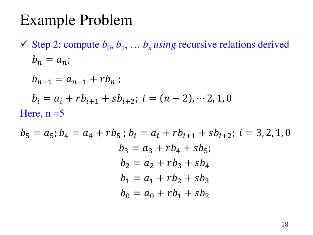 example problem 1