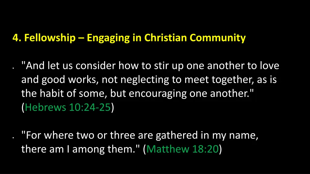 4 fellowship engaging in christian community 1