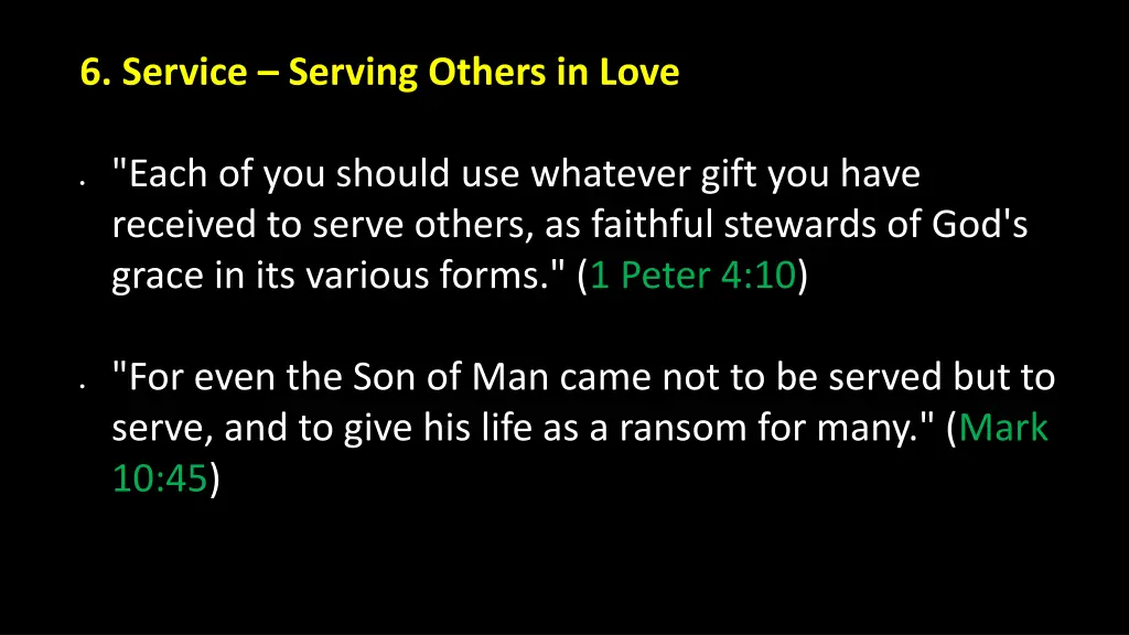 6 service serving others in love 1