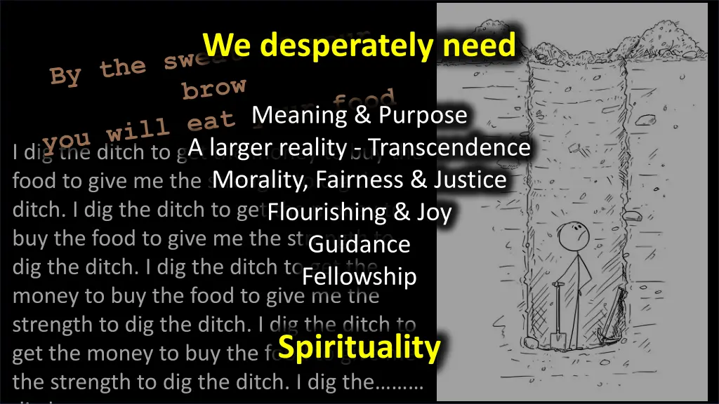 we desperately need