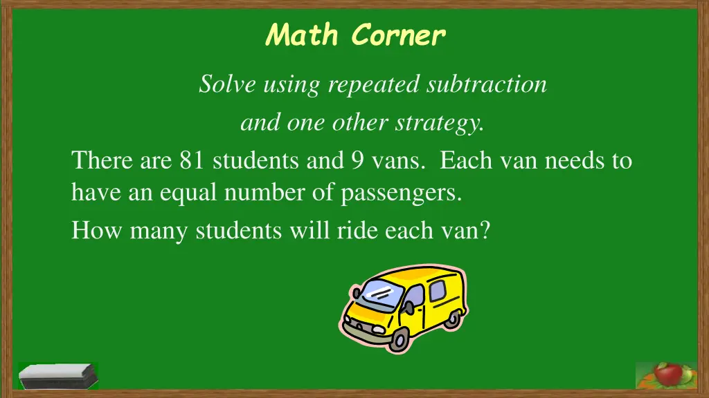 math corner 7