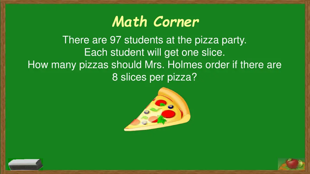 math corner 8