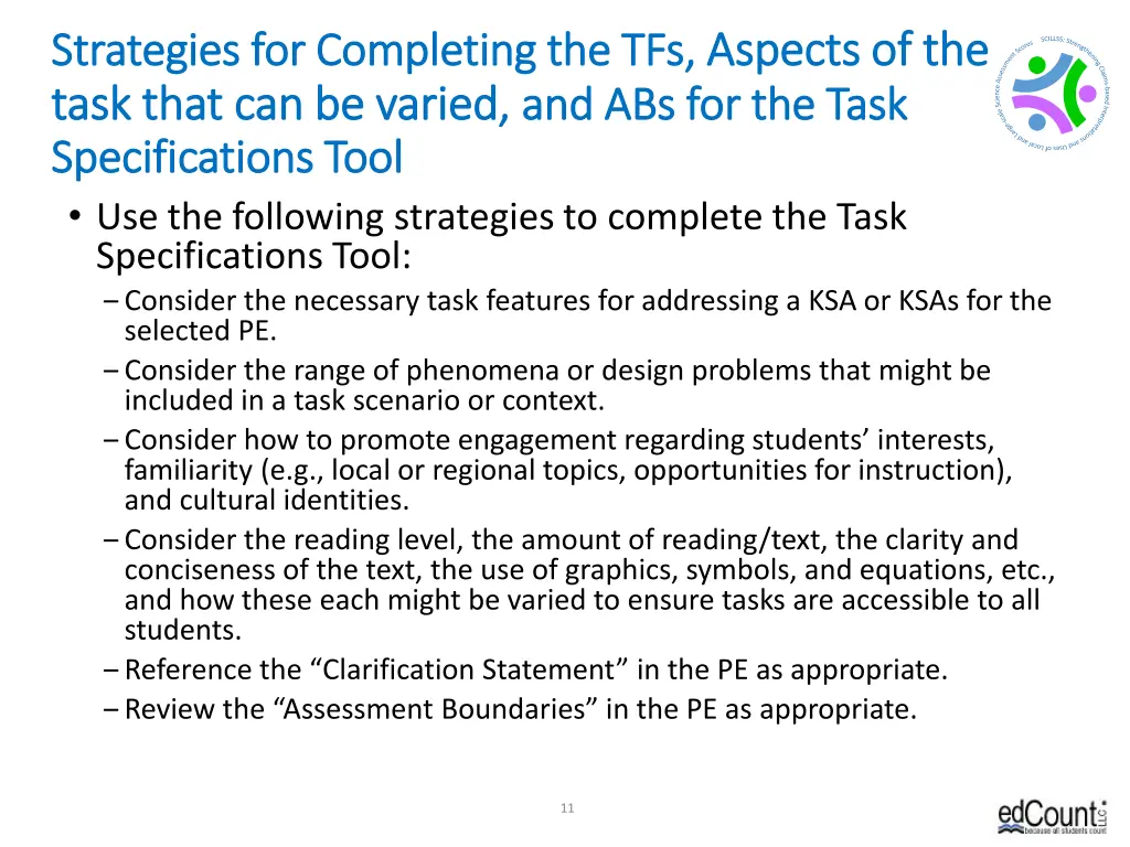 strategies for completing the tfs strategies