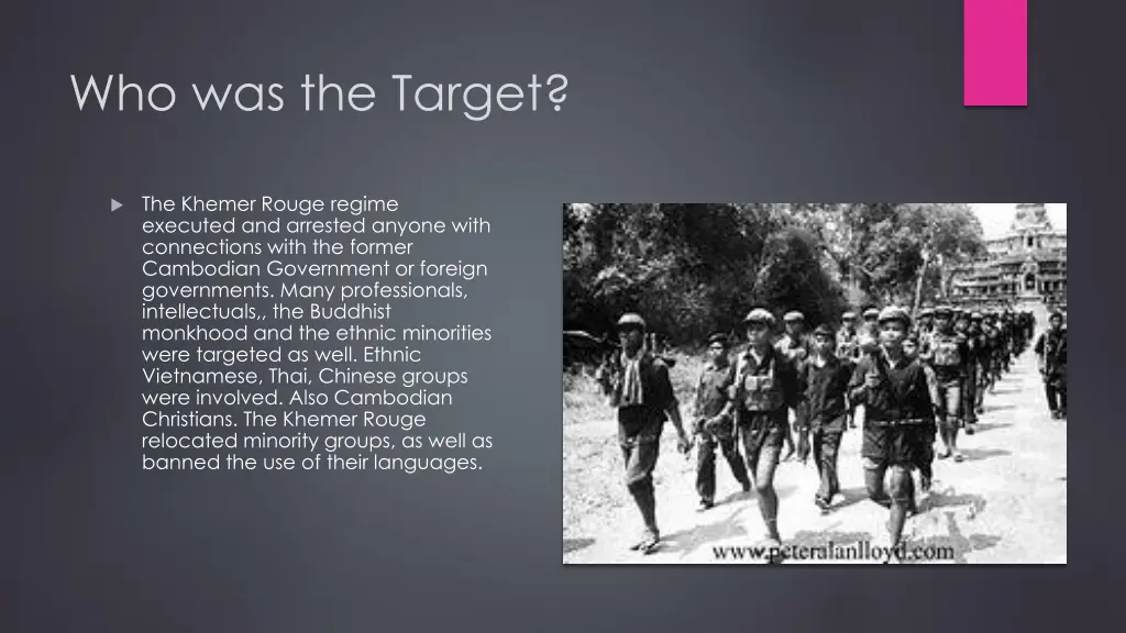 who was the target