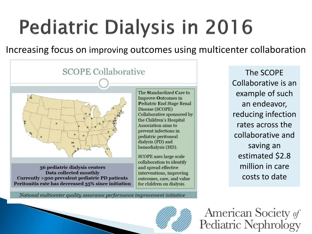 increasing focus on improving outcomes using