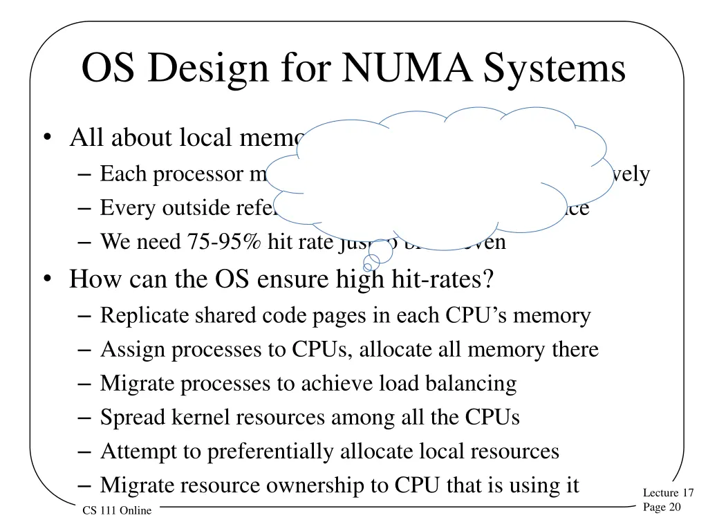 os design for numa systems