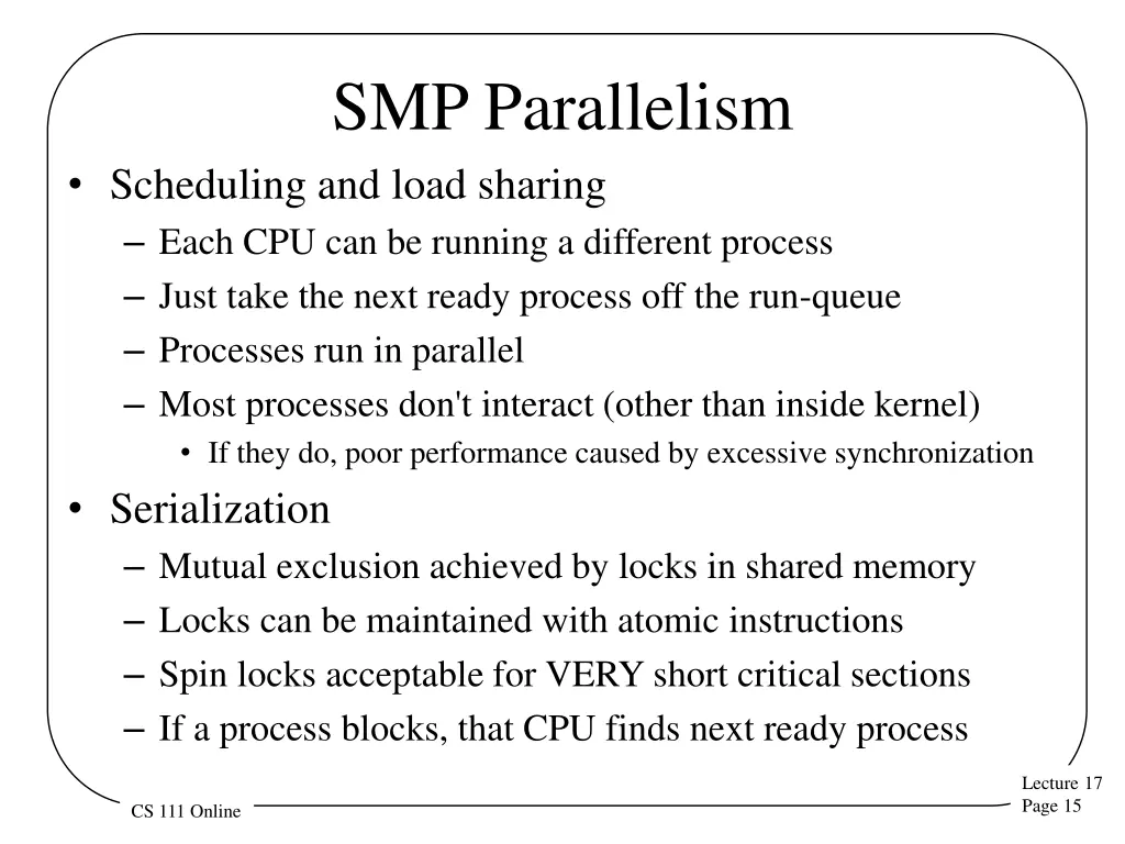 smp parallelism