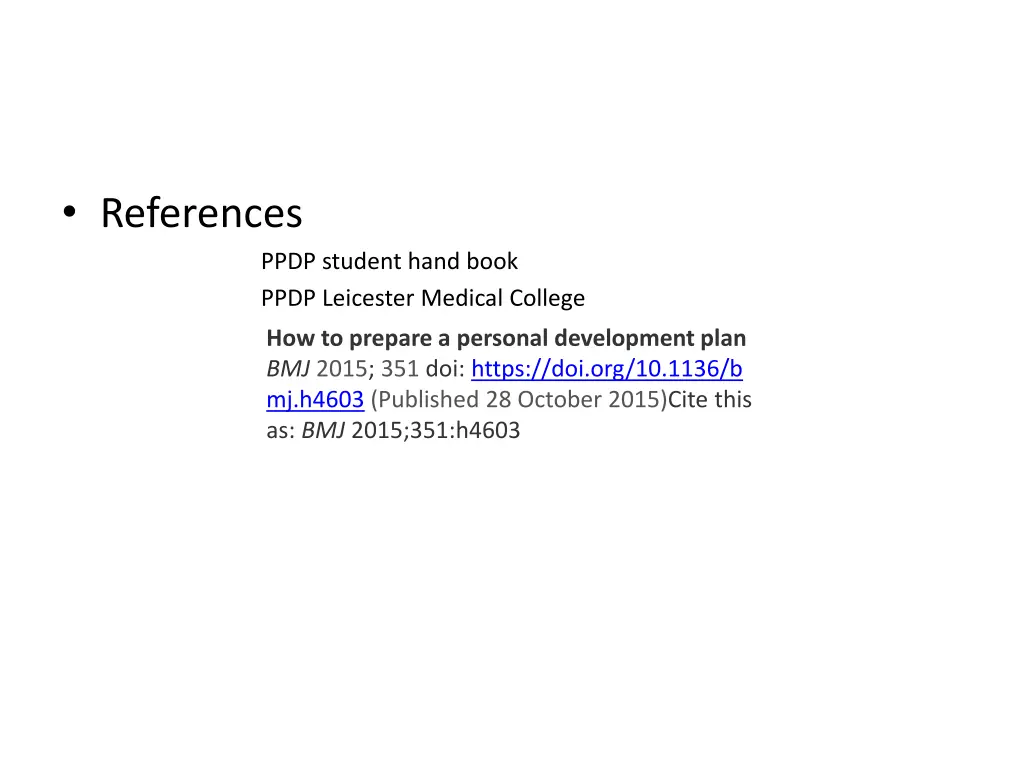 references ppdp student hand book ppdp leicester