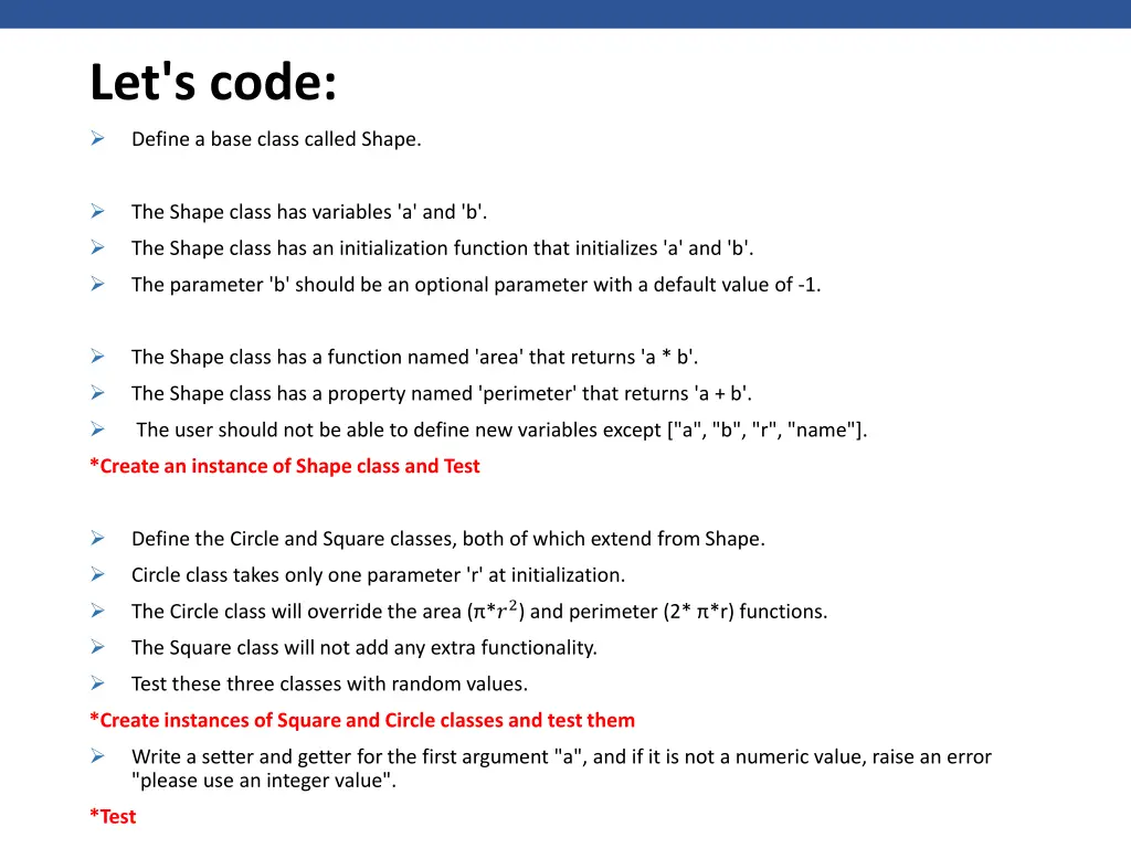 let s code