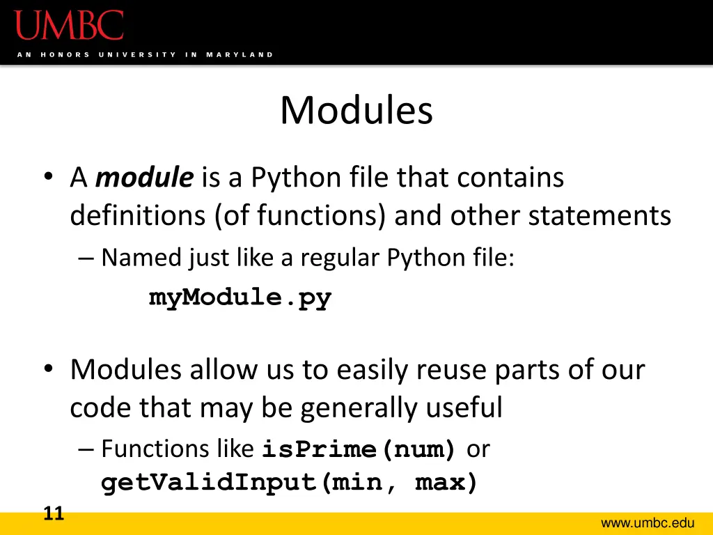 modules