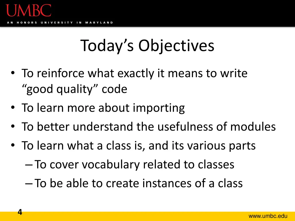 today s objectives