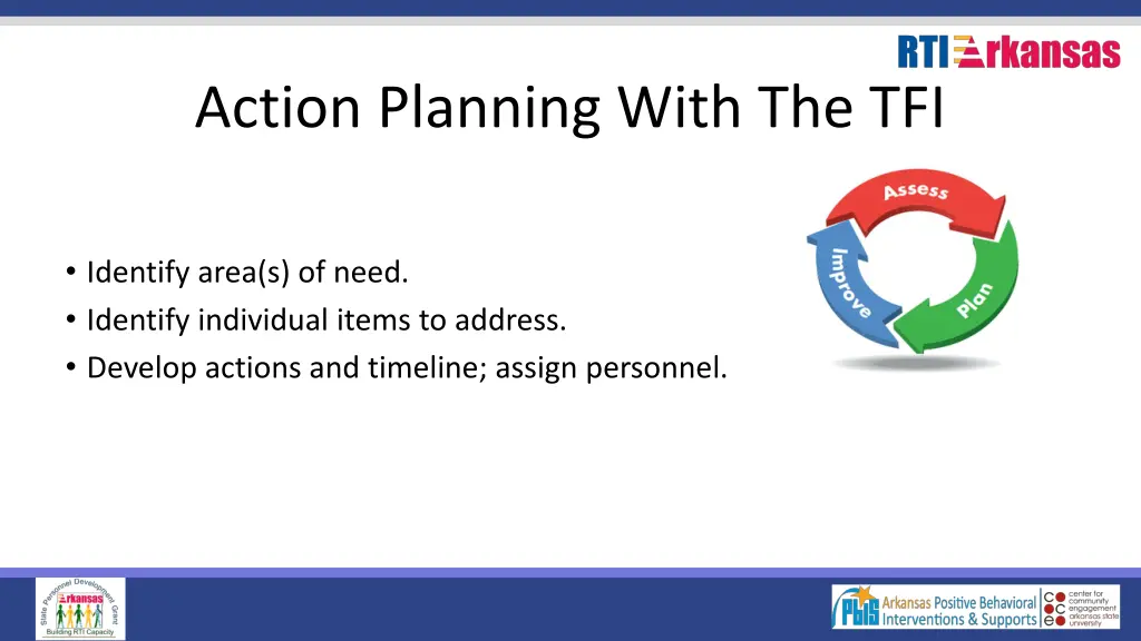 action planning with the tfi