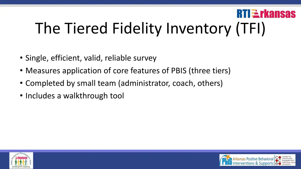 the tiered fidelity inventory tfi