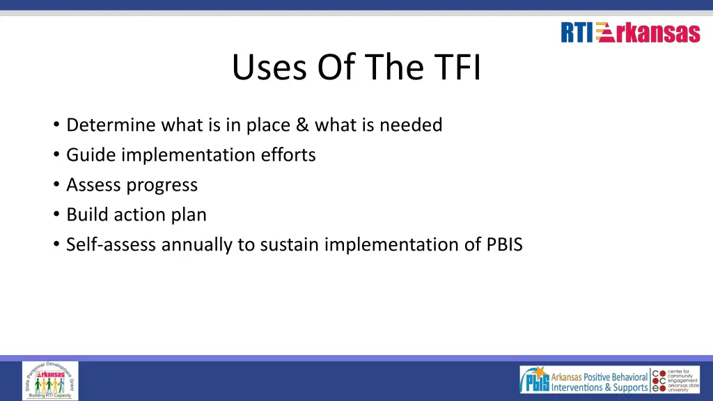 uses of the tfi