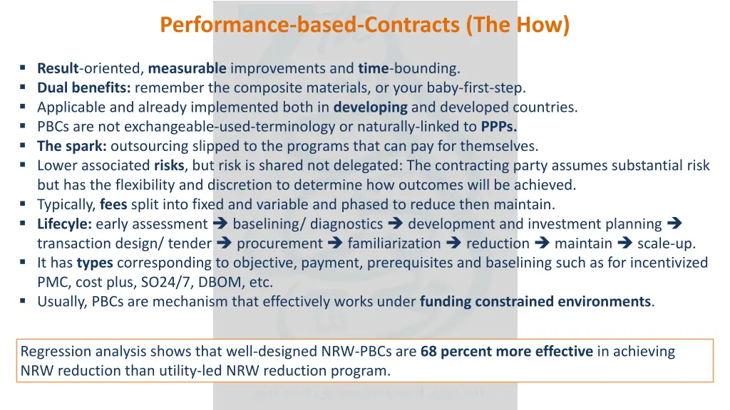 performance based contracts the how