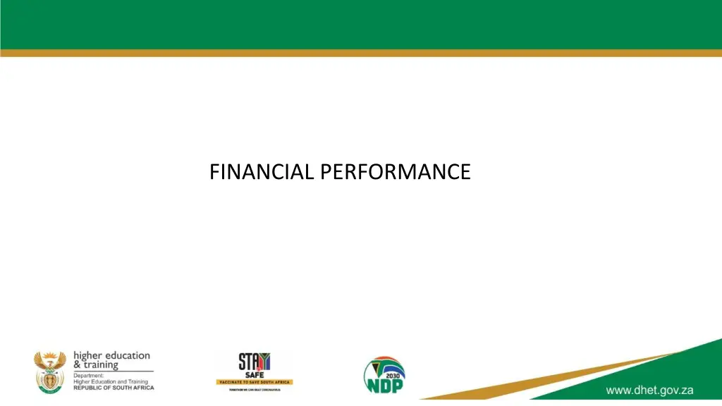 financial performance