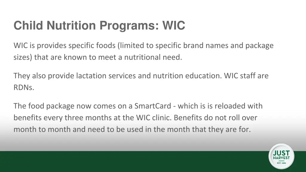 child nutrition programs wic 2