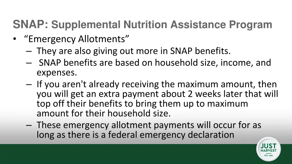 snap supplemental nutrition assistance program