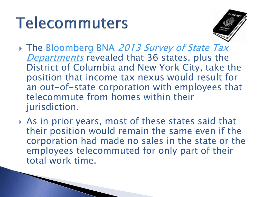 the bloomberg bna 2013 survey of state