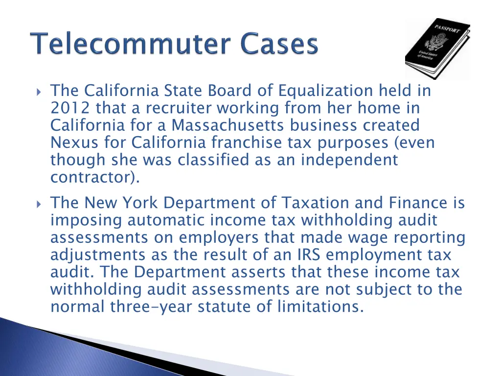 the california state board of equalization held