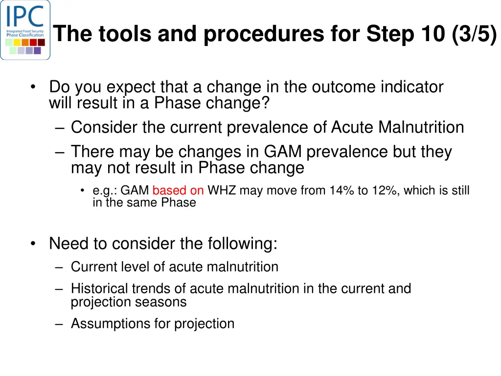 the tools and procedures for step 10 3 5