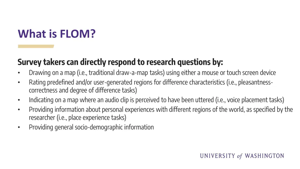 what is flom 1