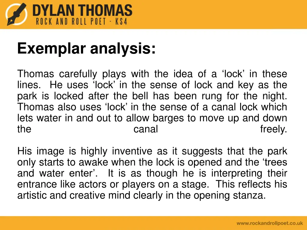 exemplar analysis