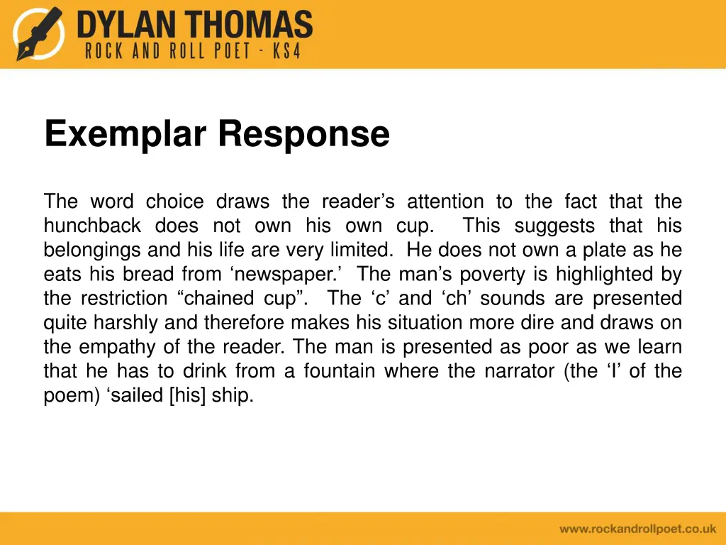 exemplar response 2