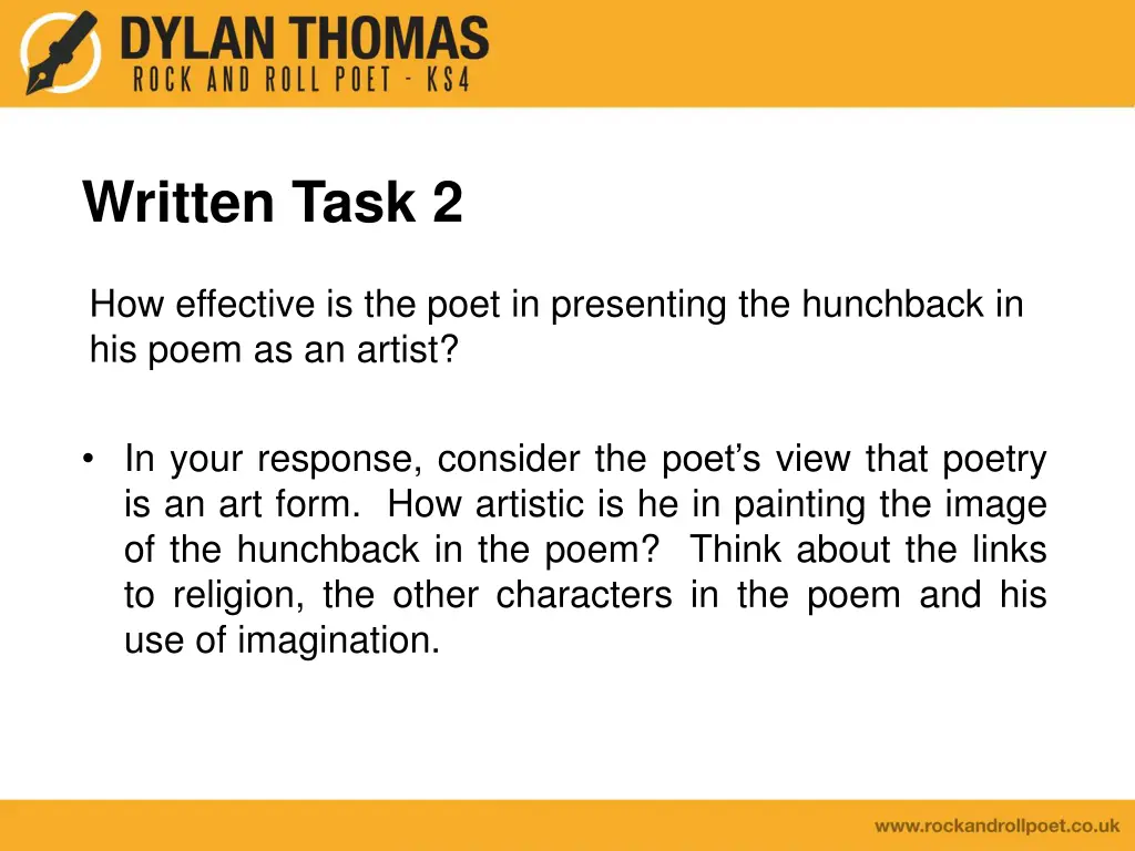 written task 2