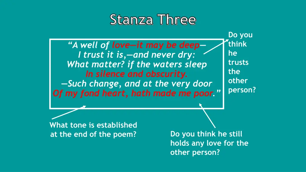 stanza three