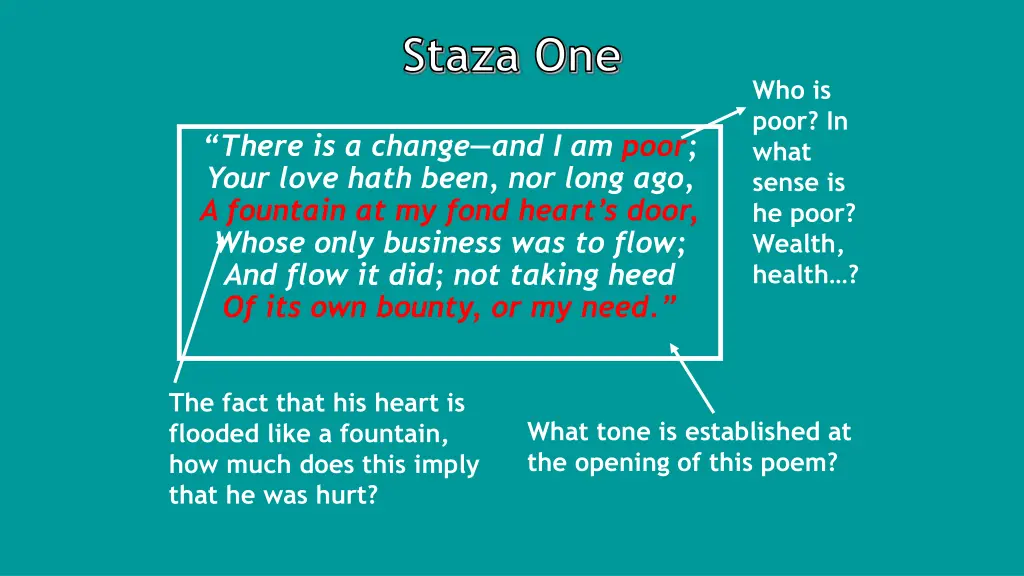 staza one